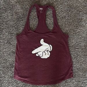 Crooks & Castles Maroon Racerback Tank Top
